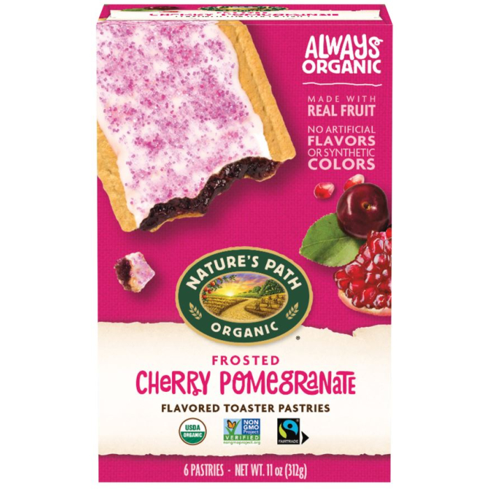 Nature's Path Cherry Pomegranate Taster Pastries - Main