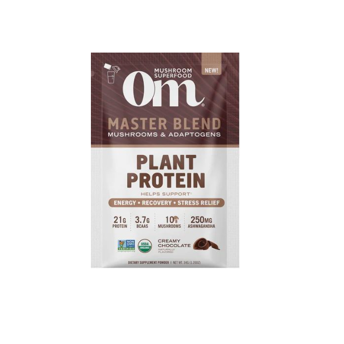 Om Master Blend Plant Protein Chocolate - Front view