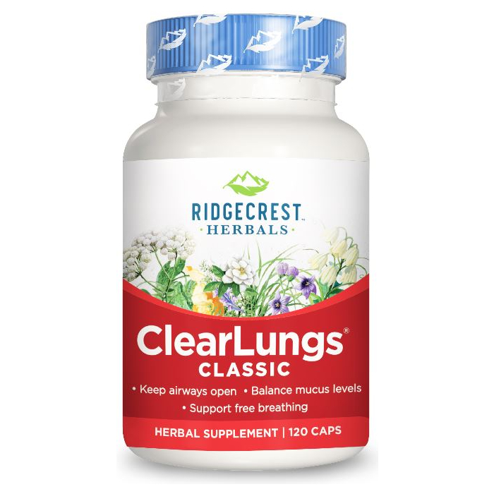 Ridgecrest Herbals ClearLungs 120 cap - Main