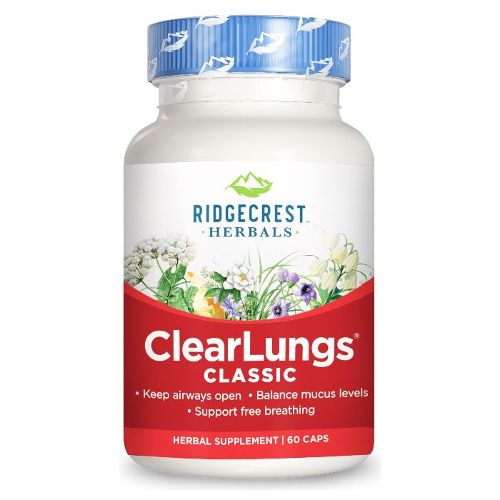 Ridgecrest Herbals ClearLungs 60 cap - Main