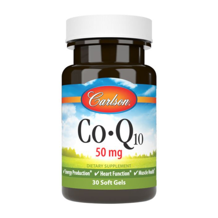 Carlson CoQ10 50 mg, 30 softgels