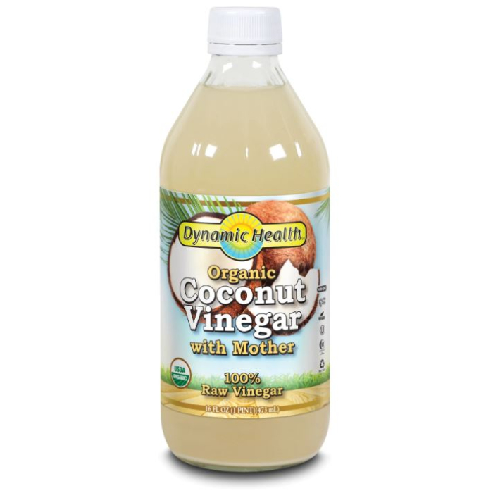Dynamic Health Organic Coconut Raw Vinegar, 16 oz. 