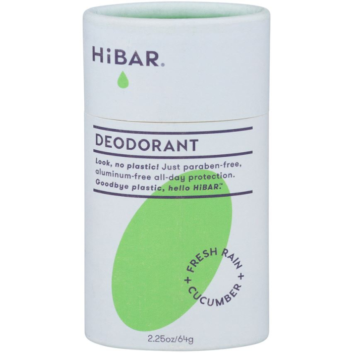 HiBAR Fresh Rain + Cucumber Deodorant, 2.25 oz.  
