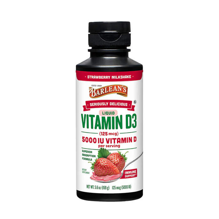 Barleans Liquid Vitamin D, 5.6 oz.