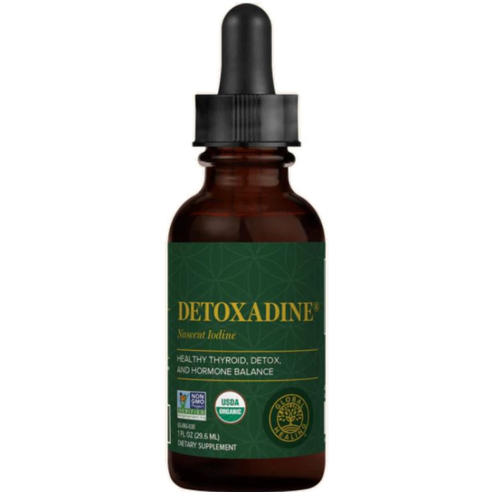 Global Healing Organic Detoxadine® Nascent Iodine, 1 oz. 