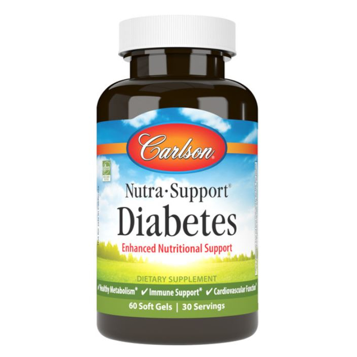 Carlson Nutra-Support® Diabetes, 60 softgels