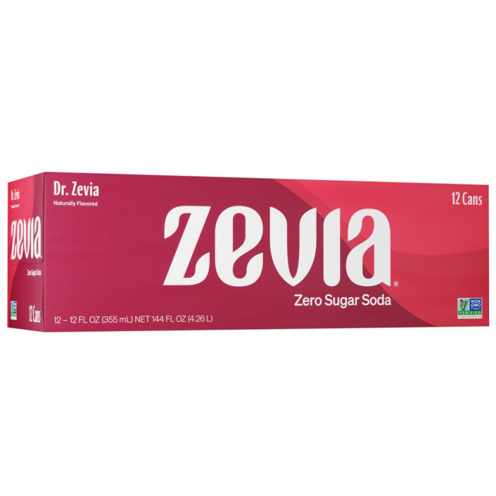 Zevia Zero Calorie Soda Dr. Zevia - Front view