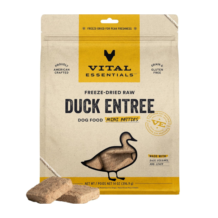 Vital Essentials Duck Entree Mini Patties Dog Food - Main