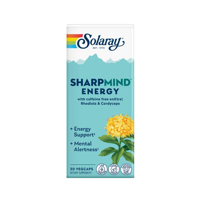 Solaray SharpMind Energy, 30 capsules Vitamin Experts