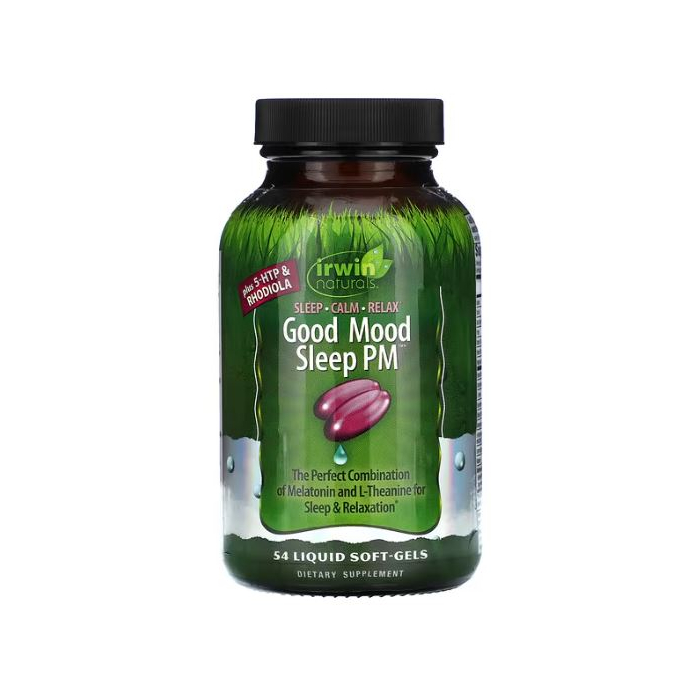 Irwin Naturals Good Mood Sleep PM, 54 Liquid Soft-Gels