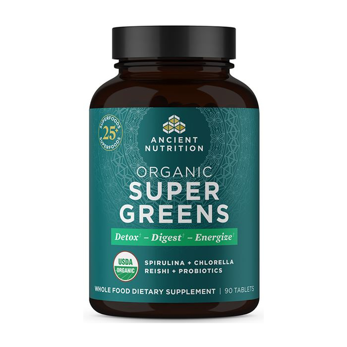 Ancient Nutrition Organic Supergreen Tablets - Main