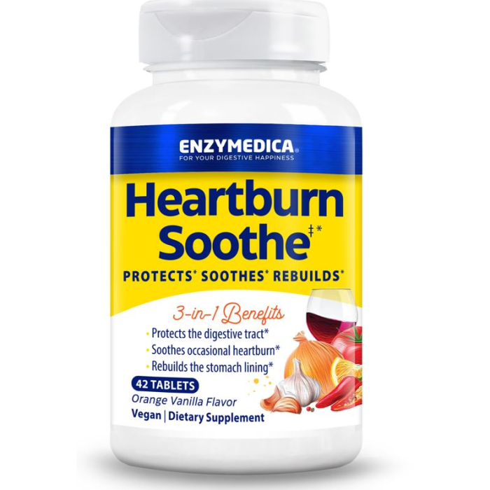 Enzymedica Heartburn Soothe, 42 chews