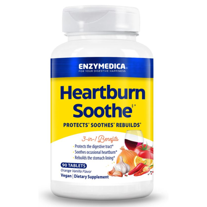 Enzymedica Heartburn Soothe, 90 chews