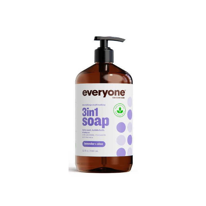Everyone Lavender Aloe Soap - Main

