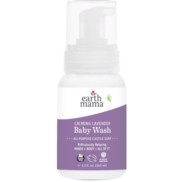 Earth Mama Organic Lavendar Baby Body Wash, 5.3 oz.