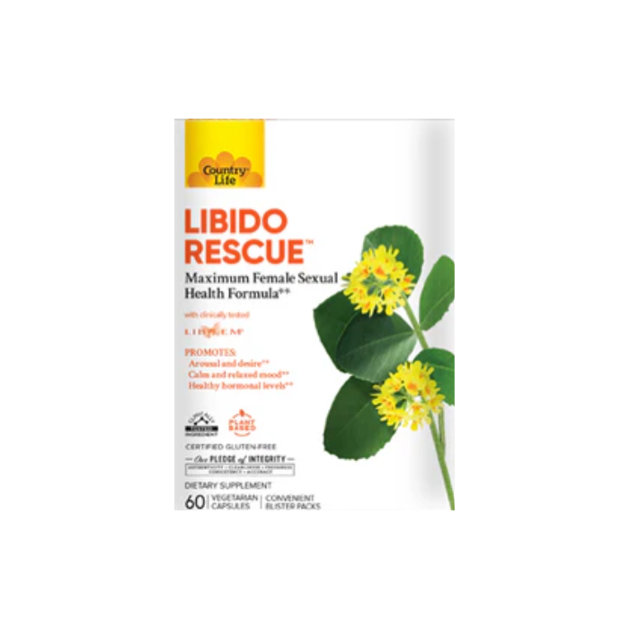 Country Life Libido Rescue™, 60 Veg Capsules