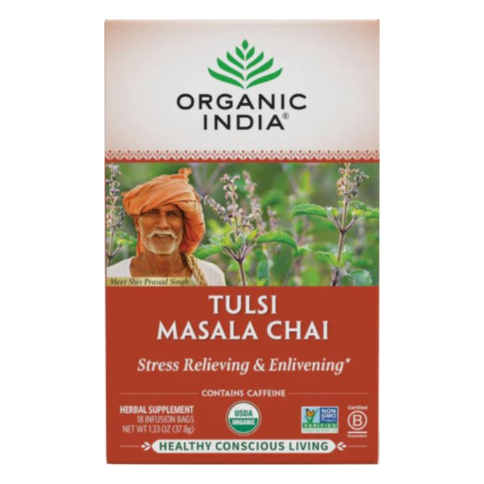 Organic India Tulsi Masala Chai Tea - Main