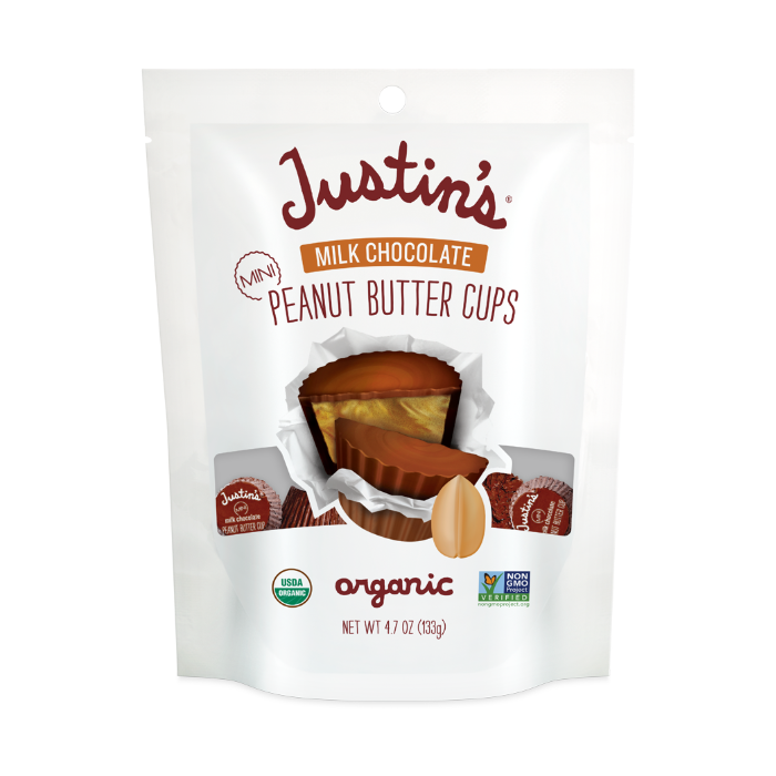 Justin's Milk Chocolate Mini Peanut Butter Cups, 4.7 oz.