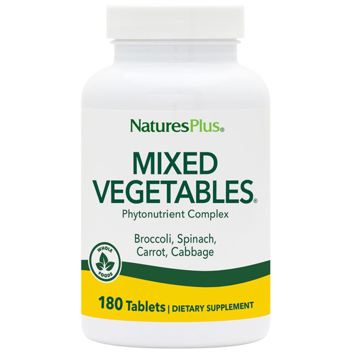 Nature's Plus Mixed Vegetables, 180 Tablets