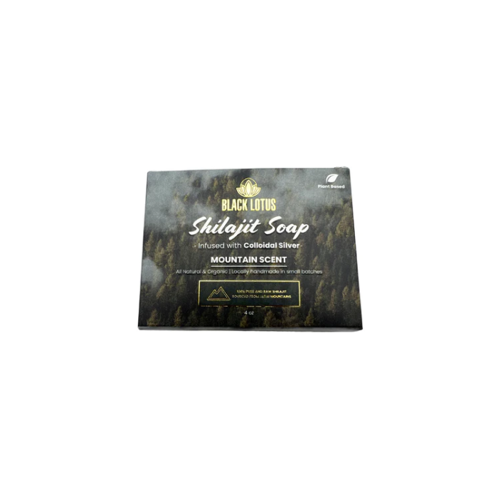 Black Lotus Pure Shilajit Soap, 4oz.