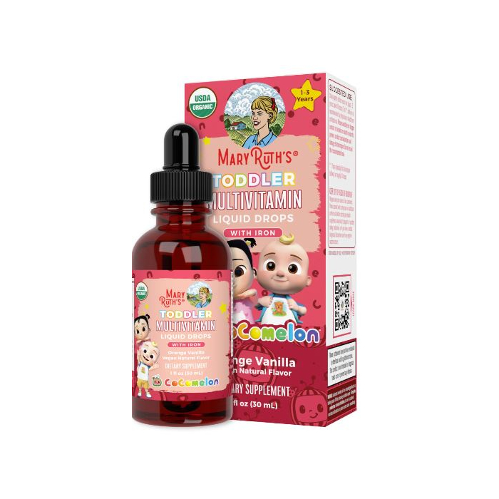 Mary Ruth's Toddler Multivitamin with Iron - Front view