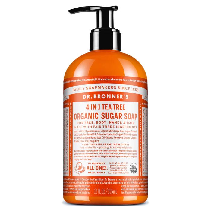 Dr. Bronner's Tea Tree Sugar Soap - Main