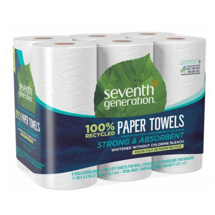 Seventh Generation Paper Towels 6 Rolls - Main