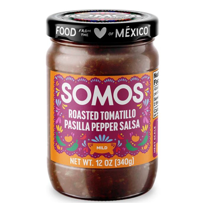 SOMOS Roasted Tomatillo Pasilla Pepper Salsa - Main