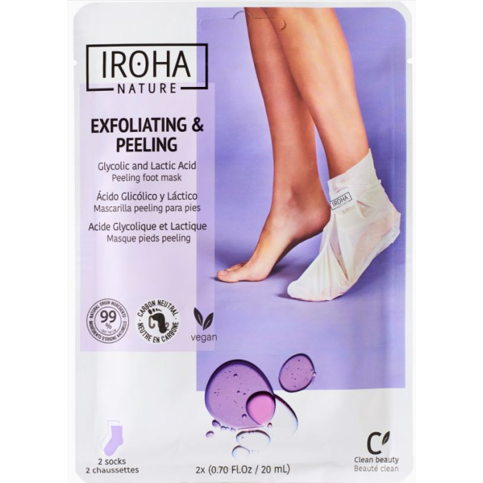 Iroha Nature Exfoliating & Peeling Foot Socks - Main