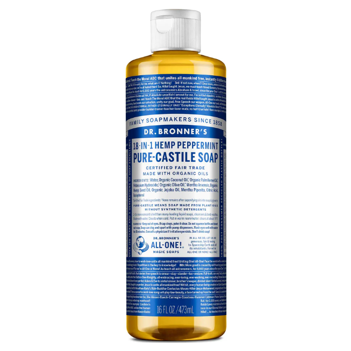 Dr. Bronner's Peppermint Castile Soap - Main