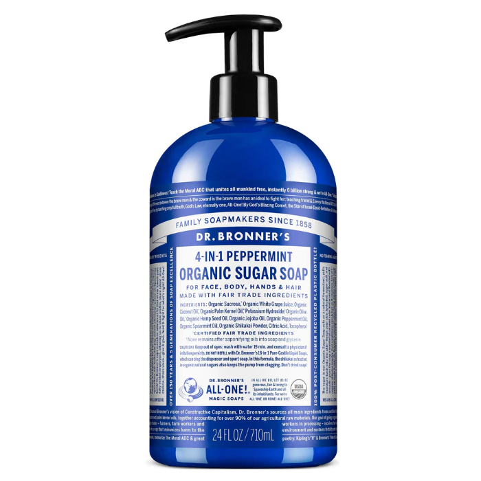 Dr. Bronner's Peppermint Sugar Soap - Main