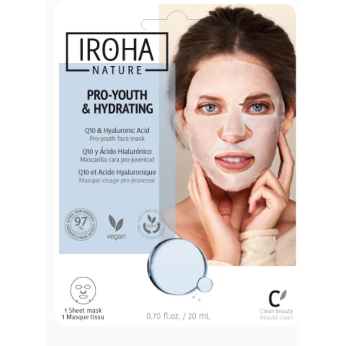Iroha Nature Pro-Youth & Hydrating Face Mask, 0.7 oz.
