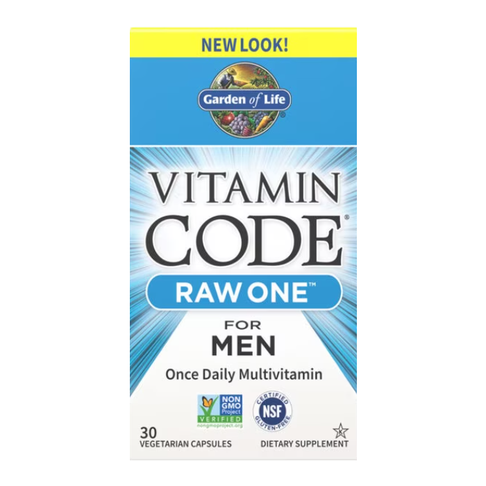 Garden of Life Vitamin Code Raw One for Men, 30 capsules