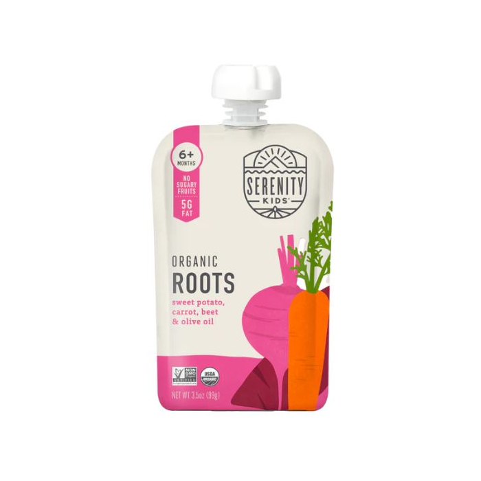 Serenity Kids Organic Roots Babyfood, 3.5 oz.