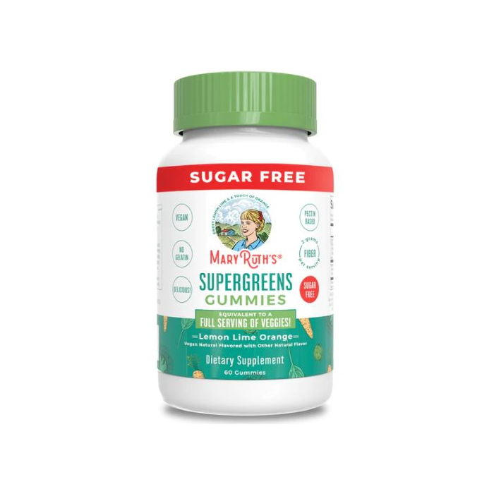 Mary Ruth's Super Greens Gummies, 60 count