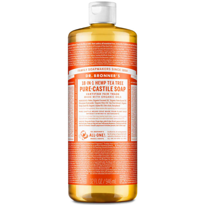Dr. Bronner's Tea Tree Castile Soap - Main