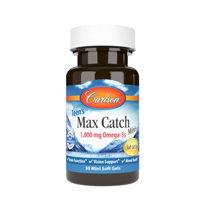 Carlson Teen Catch Minis, 30 softgels