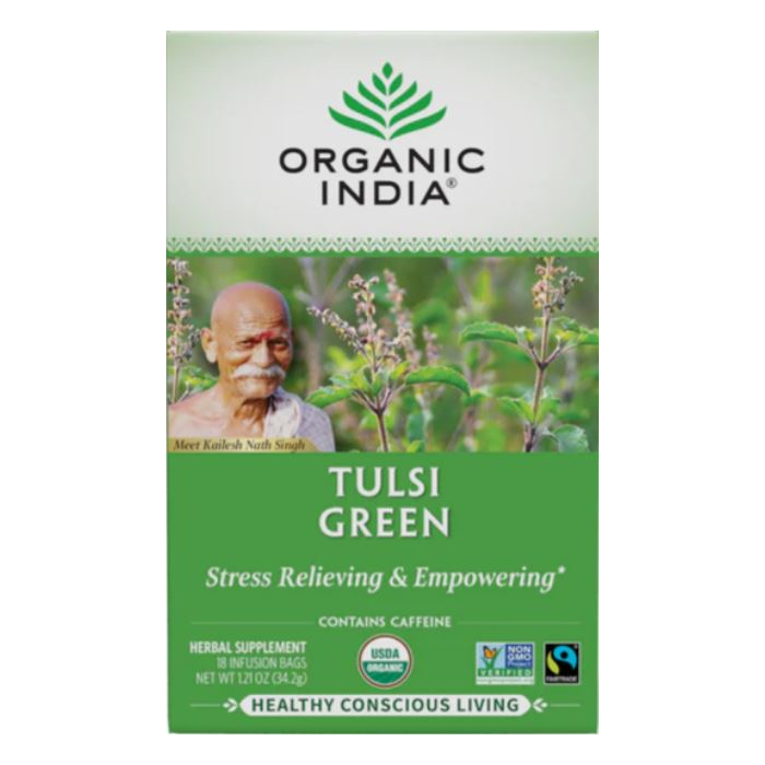 Organic India Tulsi Green Tea - Main