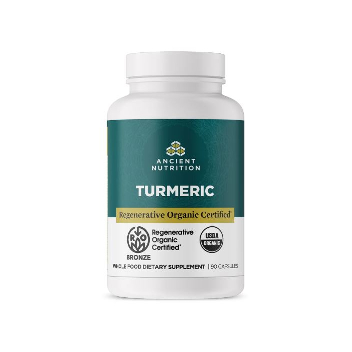 Ancient Nutrition Regenerative Organic Certified™ Turmeric, 90 count
