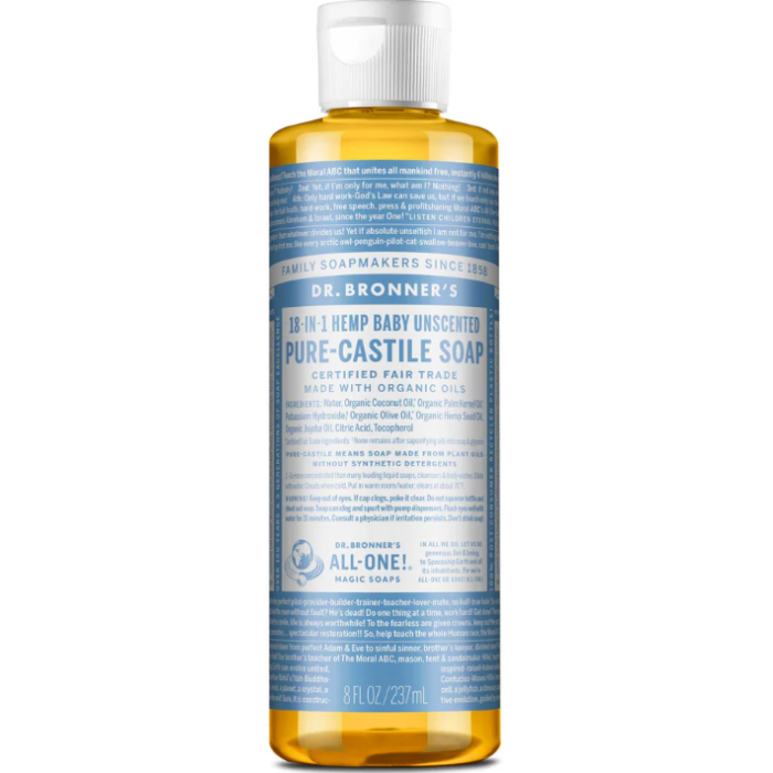 Dr. Bronners Unscented Castile Soap - Main