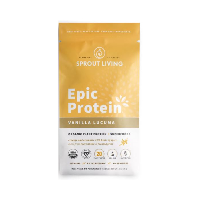 Sprout Living Vanilla Lucuma Protein Powder - Front view