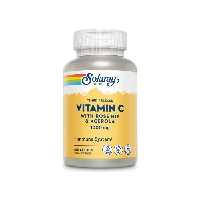 Solaray Vitamin C w/ Rose Hip & Acerola - Main
