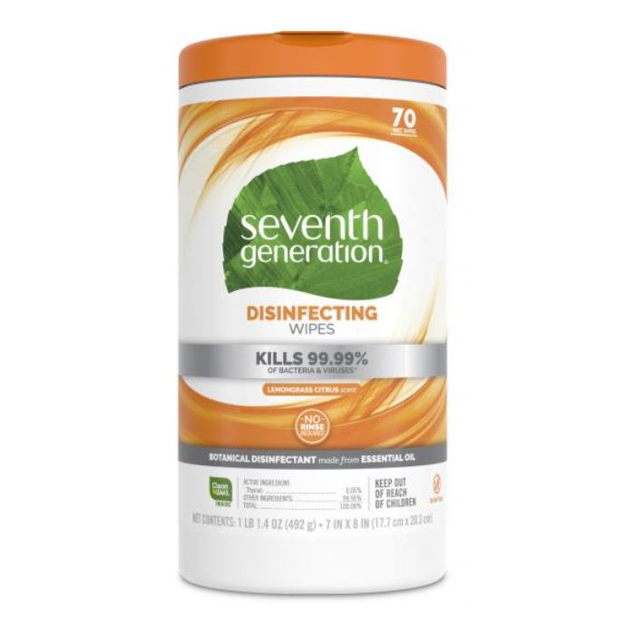 Seventh Generation Disinfecting Wipes - Main