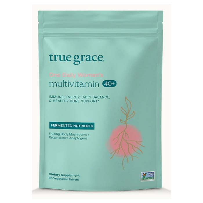 True Grace Women's 40+ Multivitamin Refillable Pouch - Main