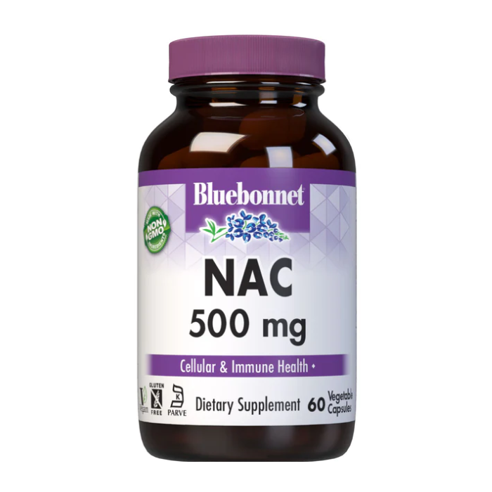 Bluebonnet NAC 500 mg, 60 Veg Capsules
