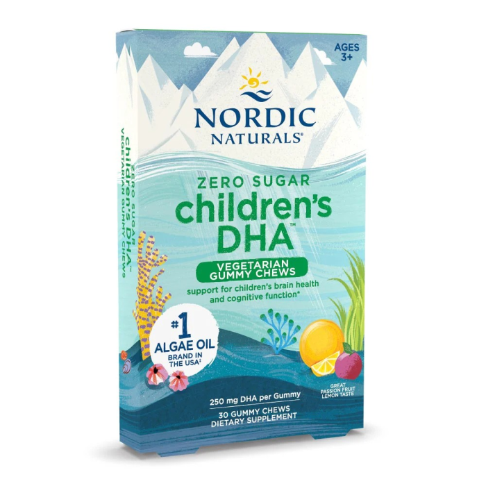 Nordic Naturals Zero Sugar Children’s DHA Vegetarian Gummy Chews - Front view