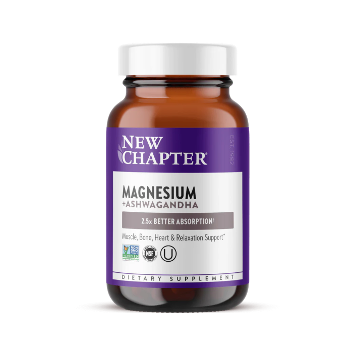 New Chapter Magnesium + Ashwaganda - Main