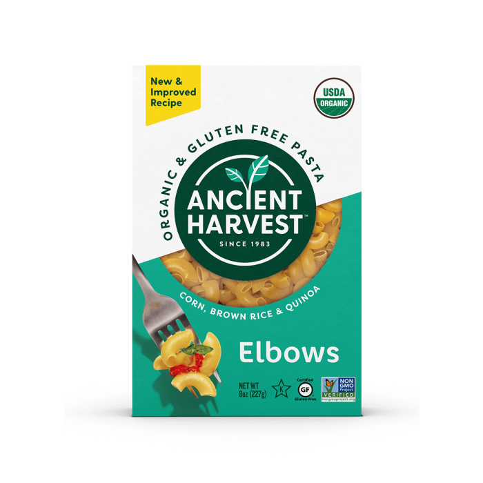 Ancient Harvest Gluten Free Elbow Pasta, 8 oz.