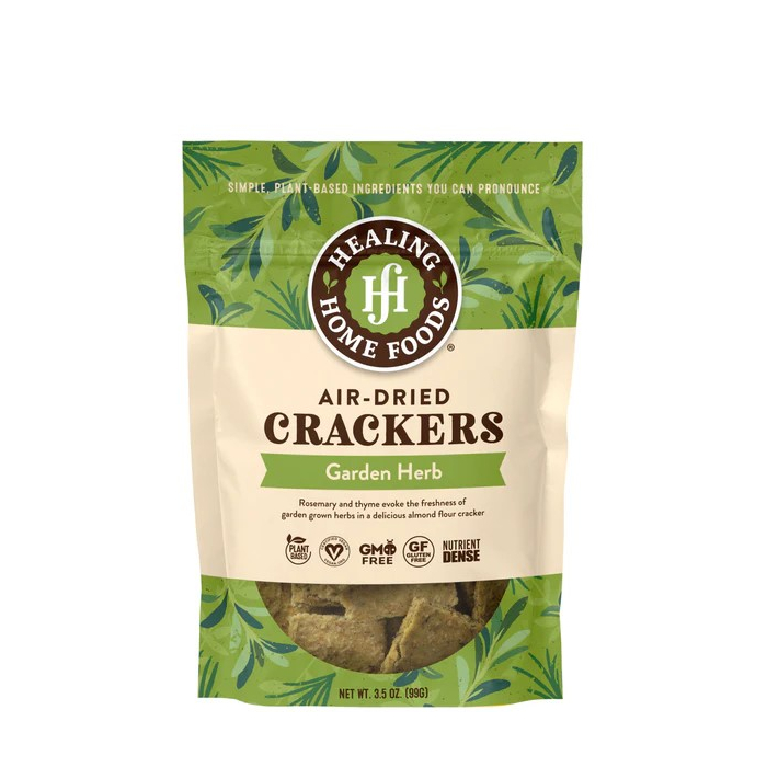 Healing Home Foods Air-Dried Garden Herb Crackers 3.5 oz