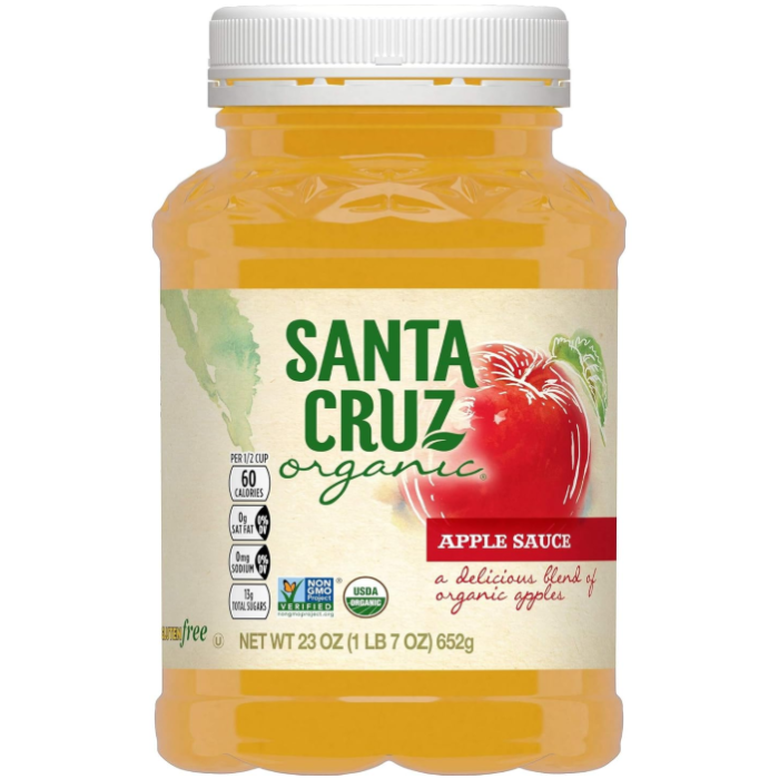 Santa Cruz Organic Apple Sauce,23 oz.